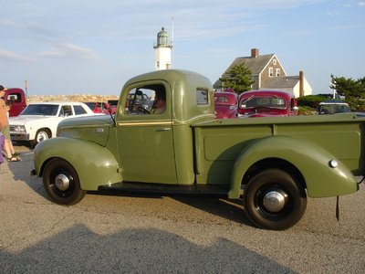 green ford pickup.JPG and 